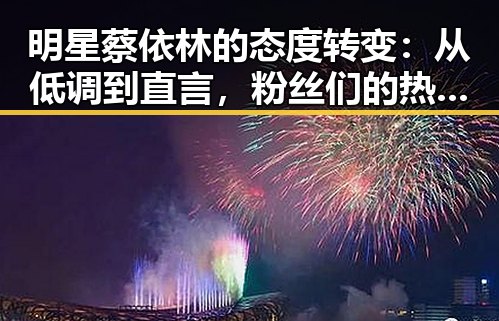 明星蔡依林的态度转变:从低调到直言,粉丝们的热议焦点