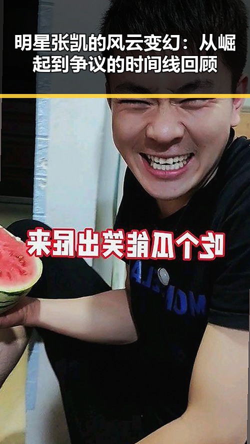 明星张凯的风云变幻：从崛起到争议的时间线回顾